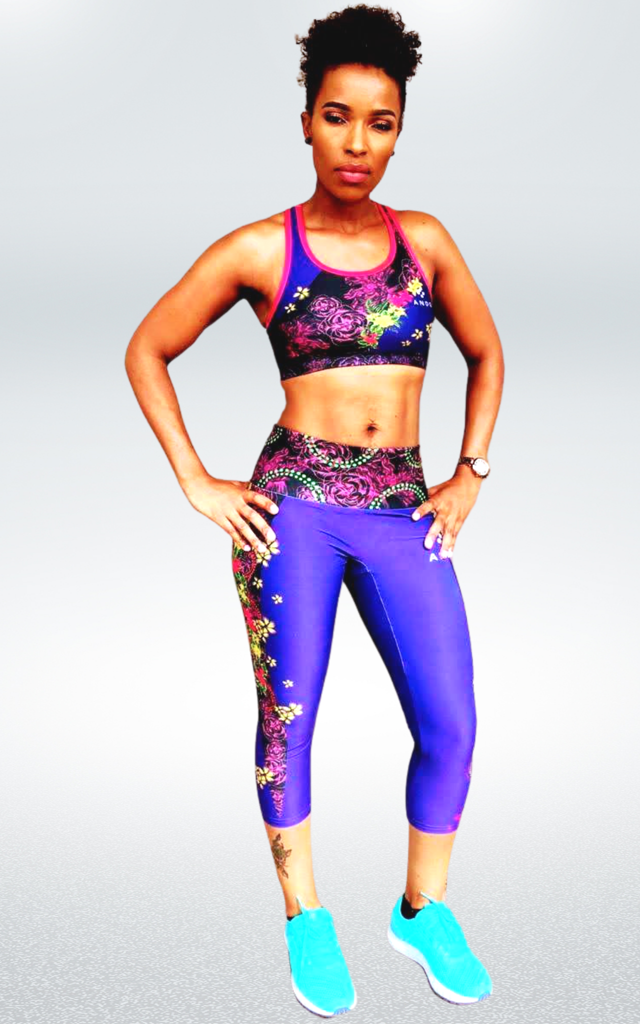 Tinyiko Purple Sports Bra